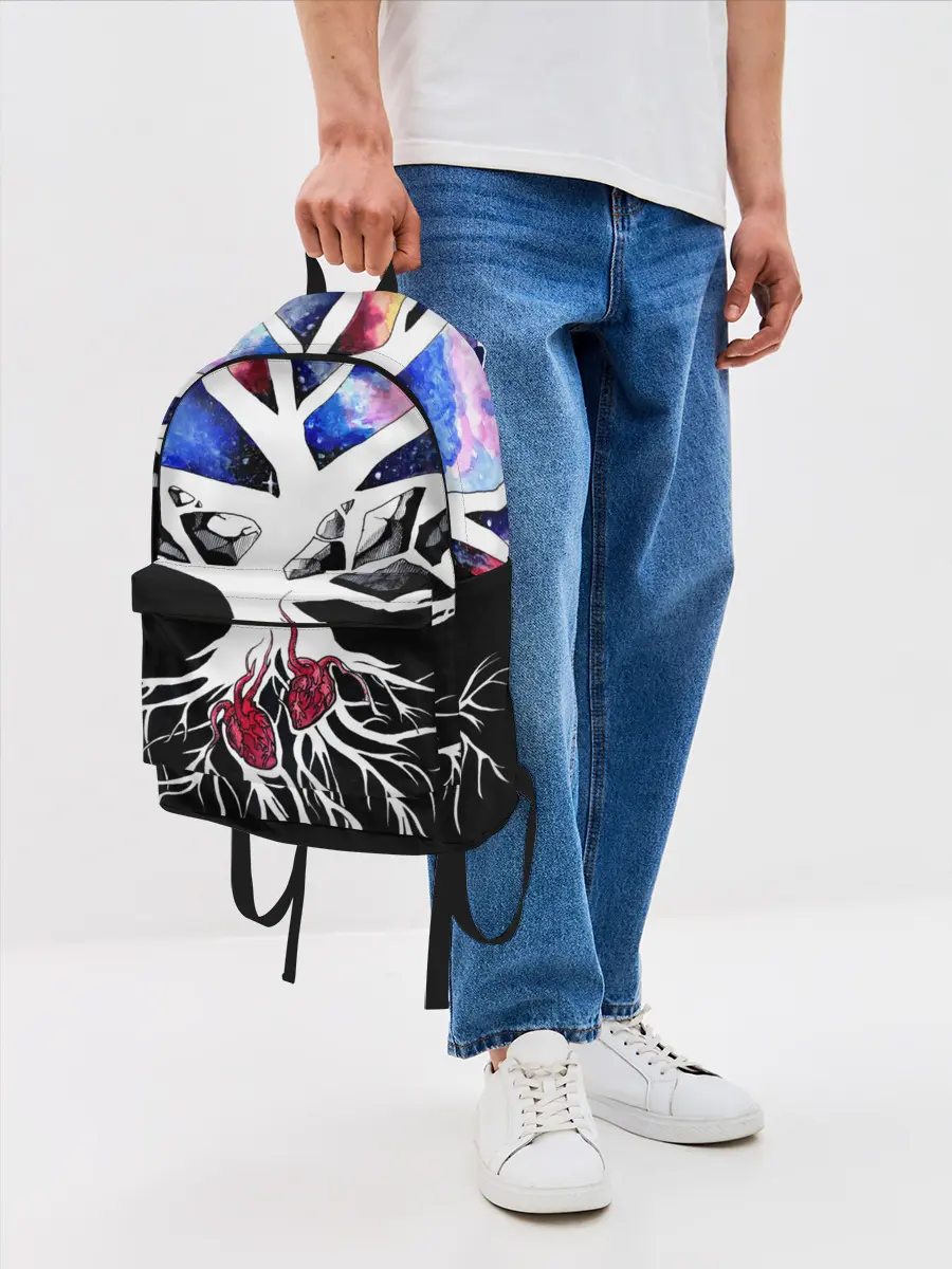 Рюкзак джинсовый / Звёздные сердца