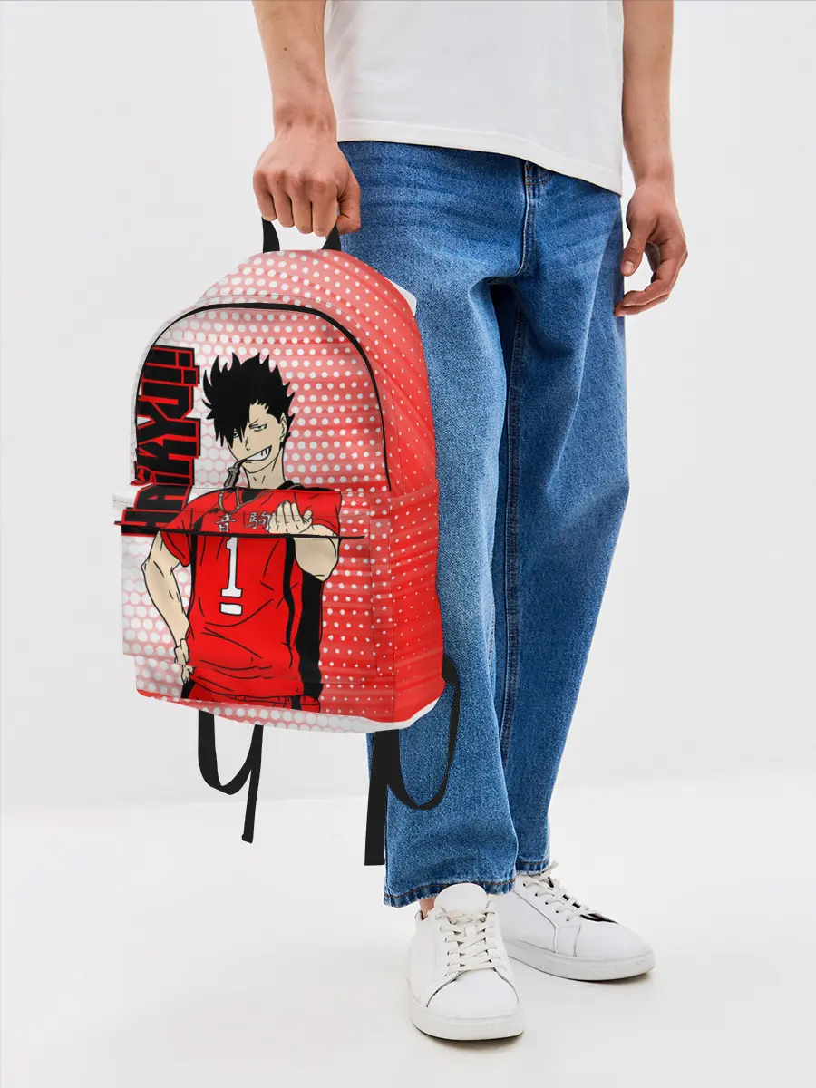 Рюкзак джинсовый / Куроо Тецуро / Kuroo Tetsuro