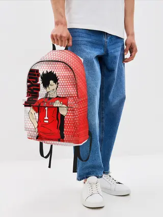 Рюкзак джинсовый / Куроо Тецуро / Kuroo Tetsuro