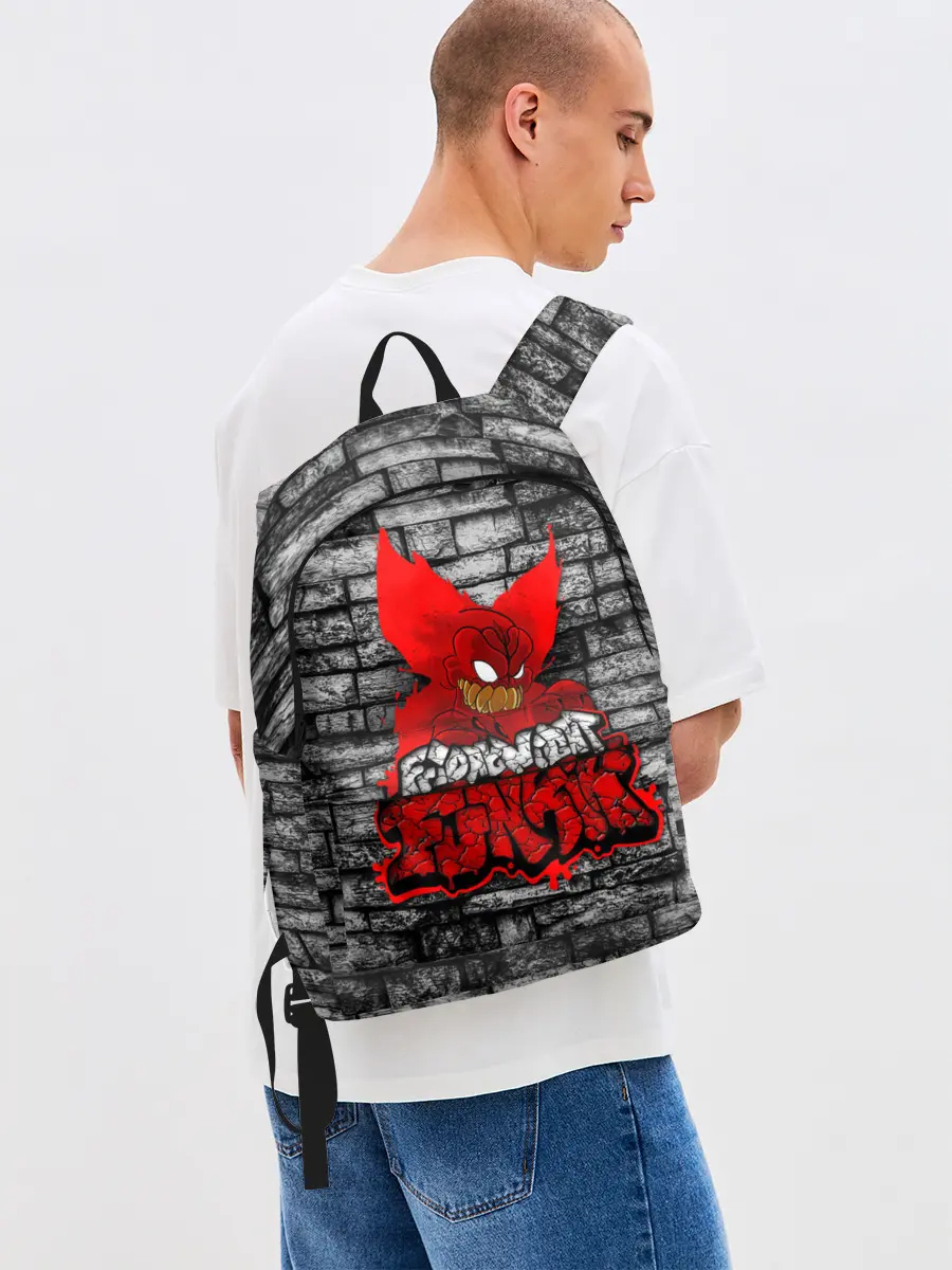 Рюкзак джинсовый / Friday Night Funkin TrickyWall