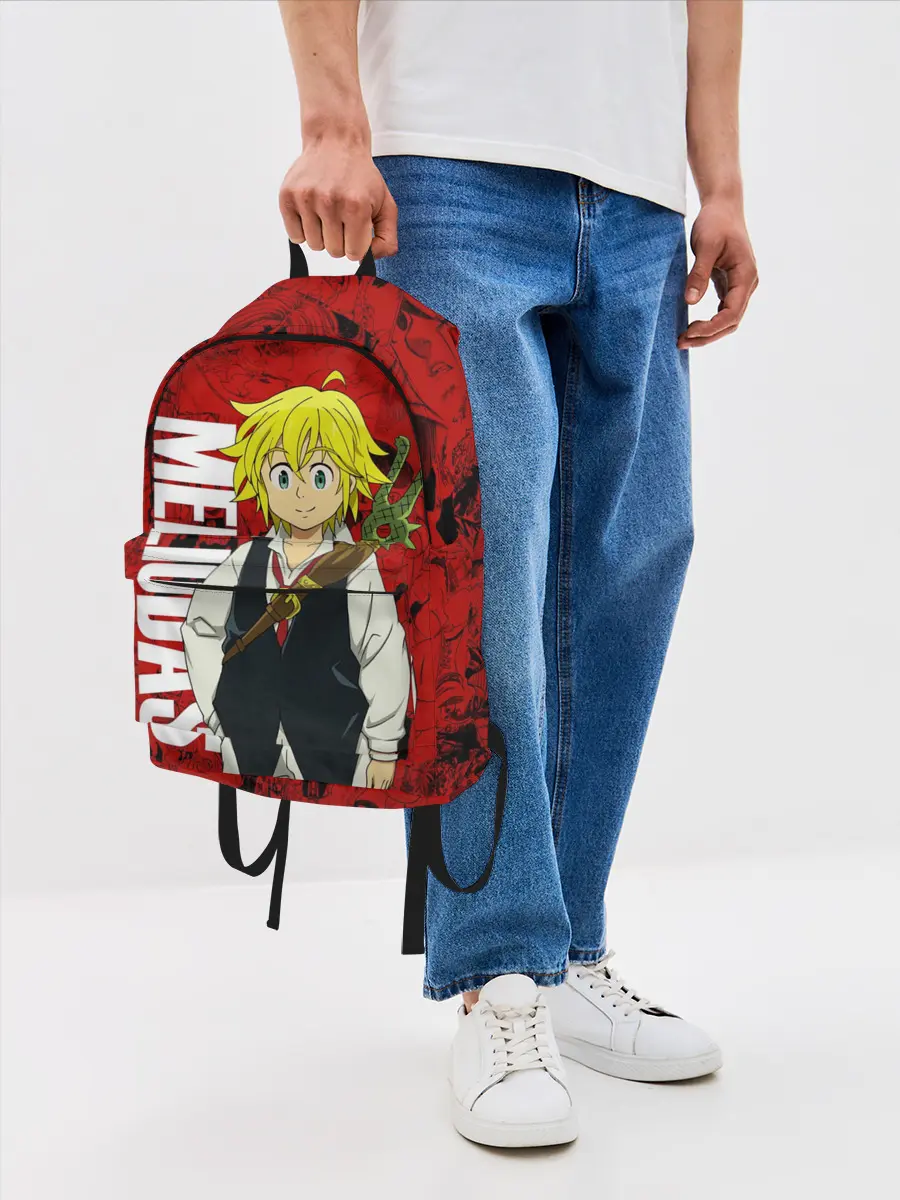 Рюкзак джинсовый / Мелиодас, Meliodas