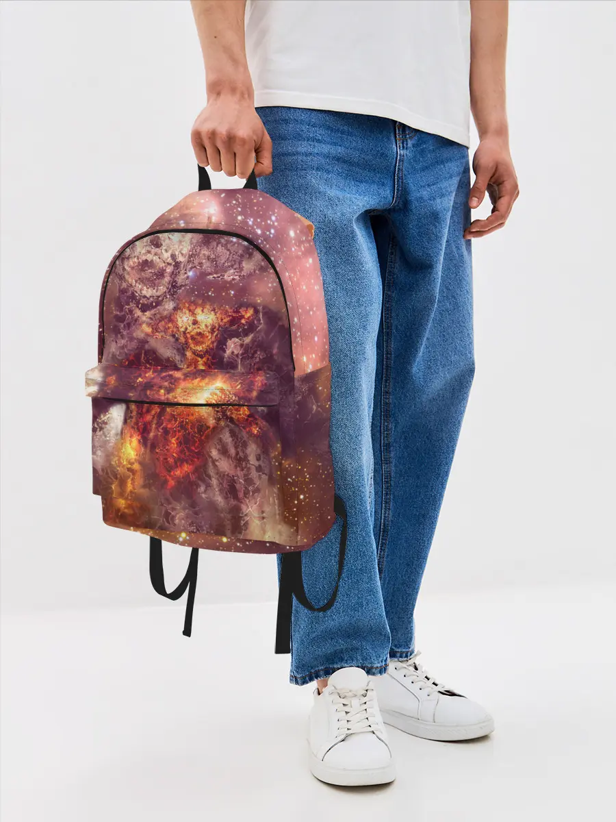 Рюкзак джинсовый / ДЬЯВОЛ | GALAXY DIABLO