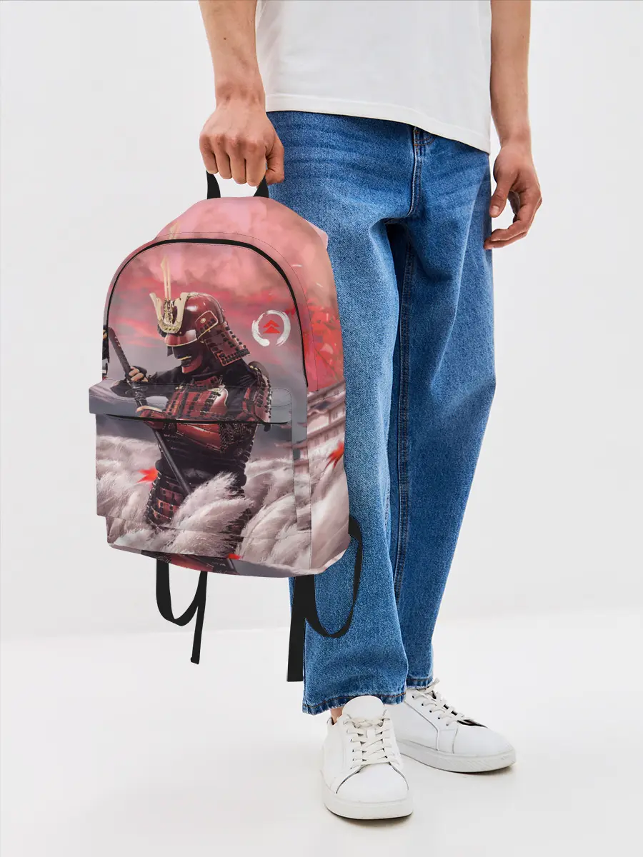 Рюкзак джинсовый / Ghost of Tsushim | Призрак Цусимы