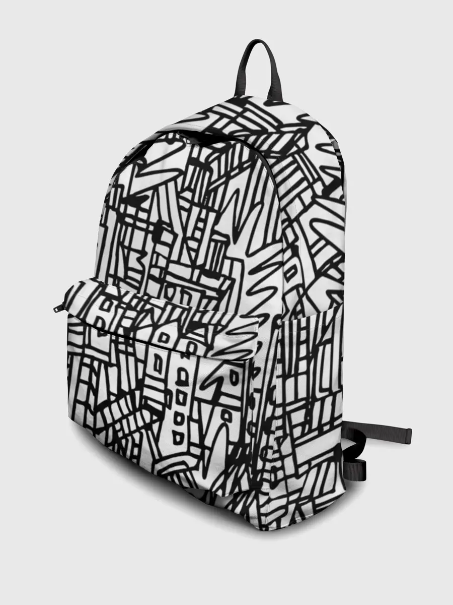 Рюкзак джинсовый / Городской скетч