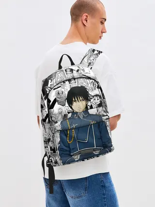 Рюкзак джинсовый / Полковник Мустанг