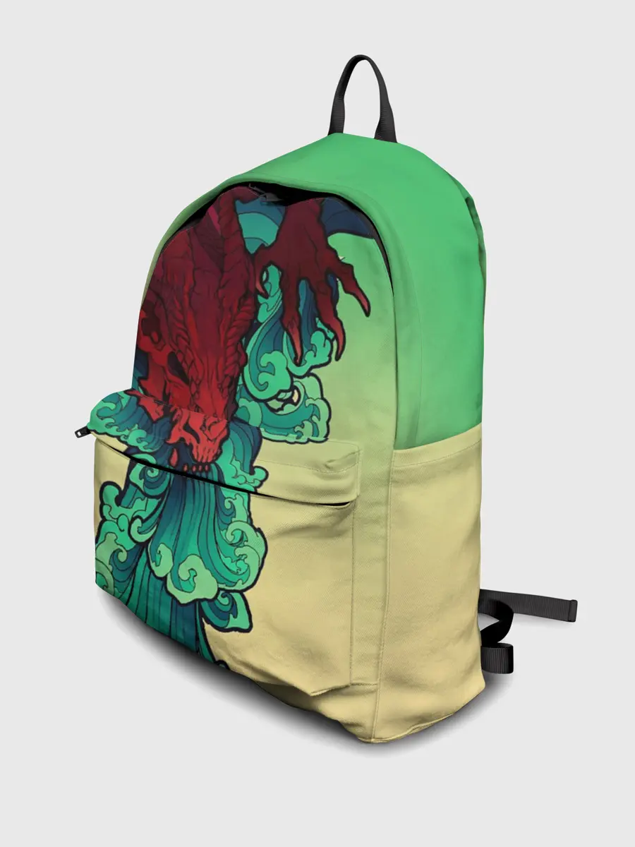 Рюкзак джинсовый / Дракон