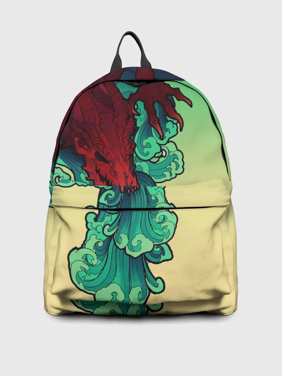 Рюкзак джинсовый / Дракон