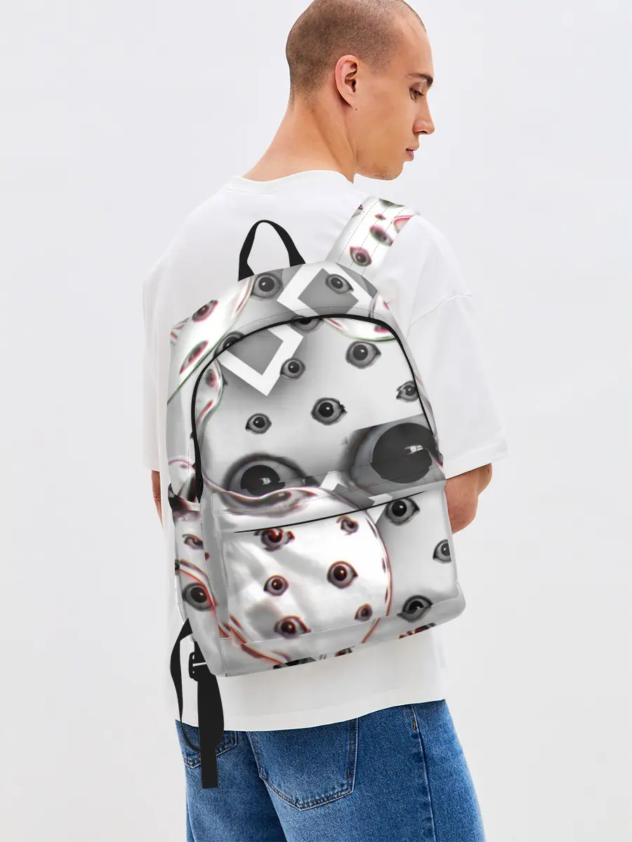 Рюкзак джинсовый / они наблюдают за тобой