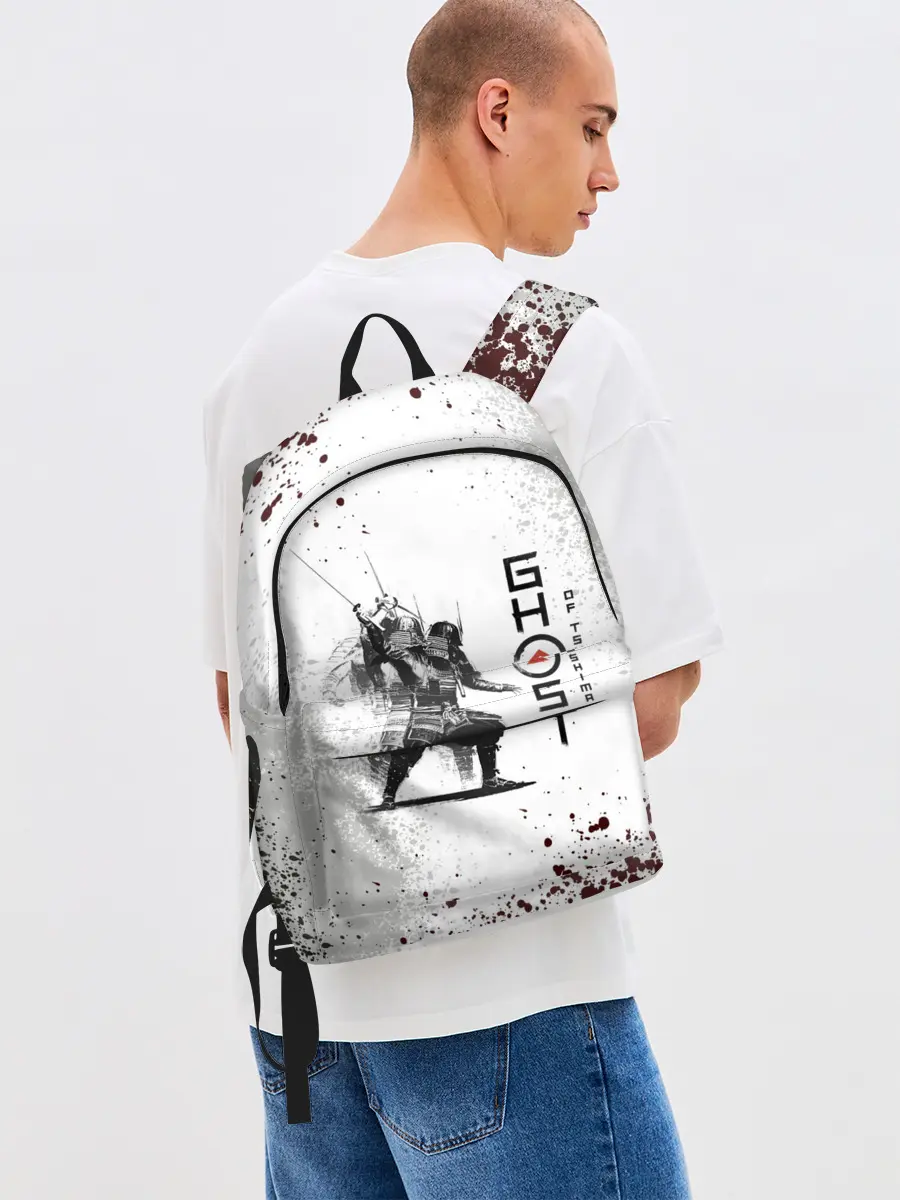 Рюкзак джинсовый / Ghost of Tsushim | Призрак Цусима