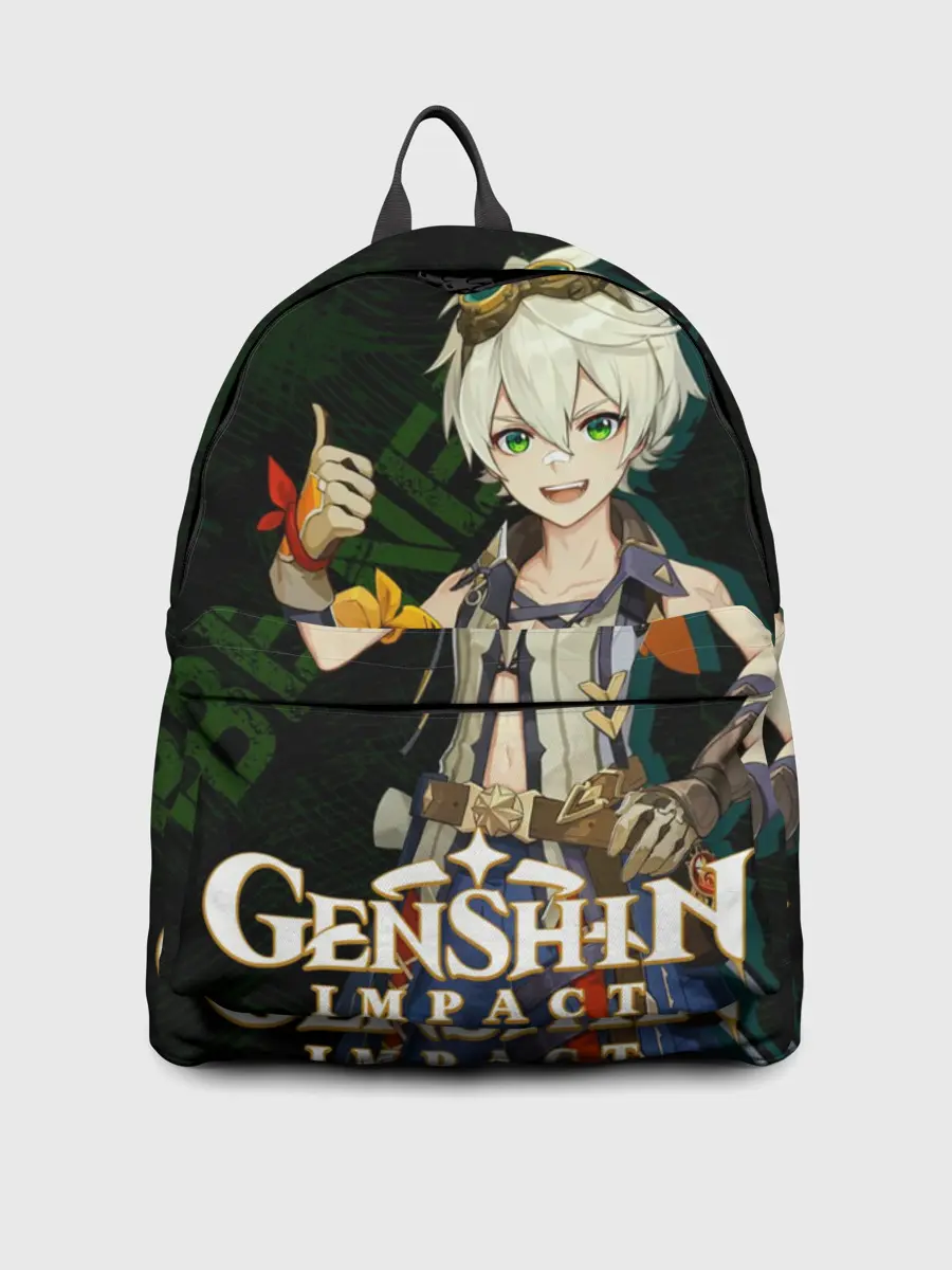Рюкзак джинсовый / Беннетт Genshin Impact