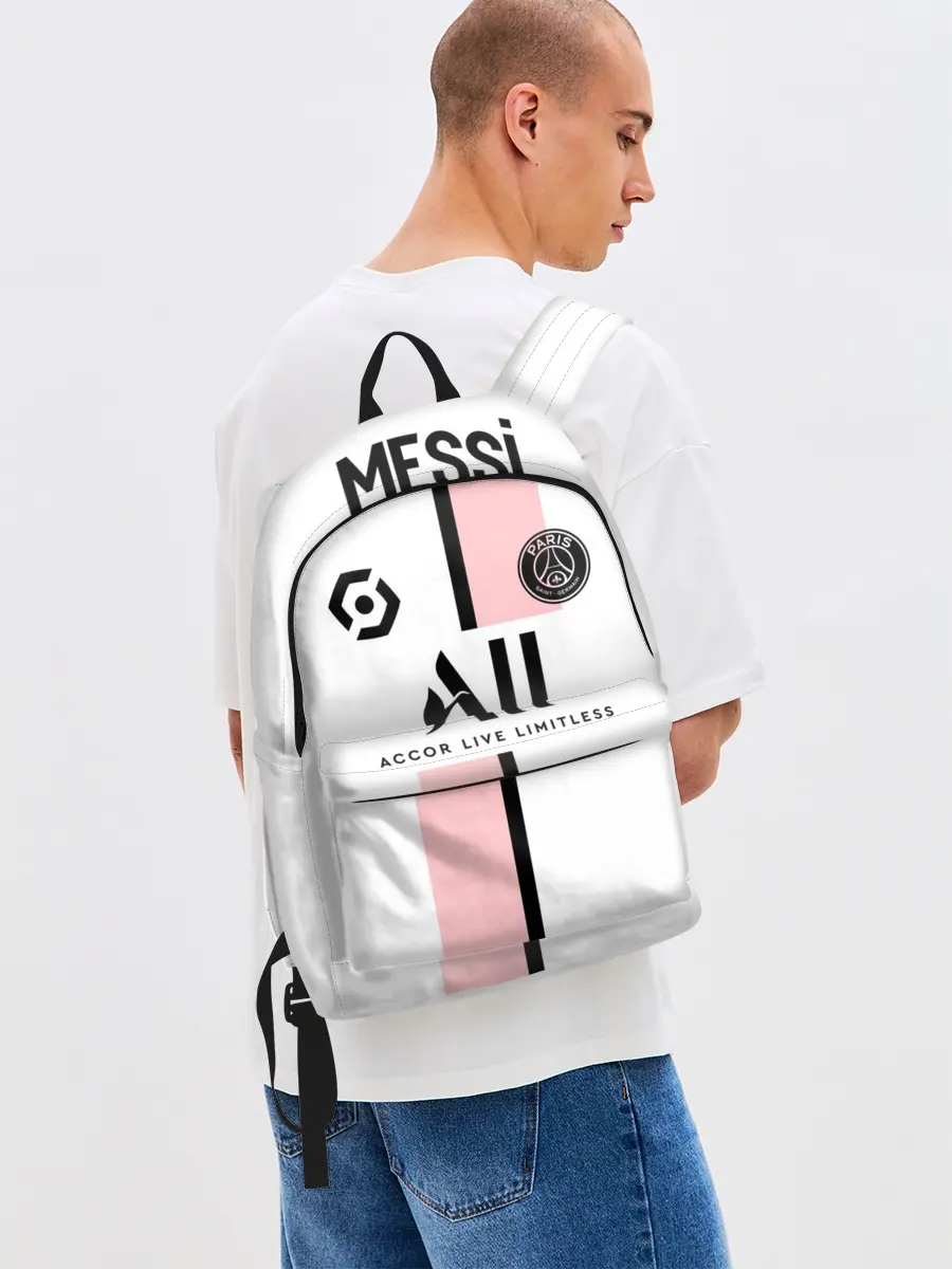 Рюкзак джинсовый / Месси форма гостевая ПСЖ 21/22