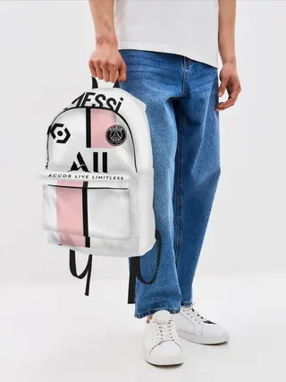 Рюкзак джинсовый / Месси форма гостевая ПСЖ 21/22