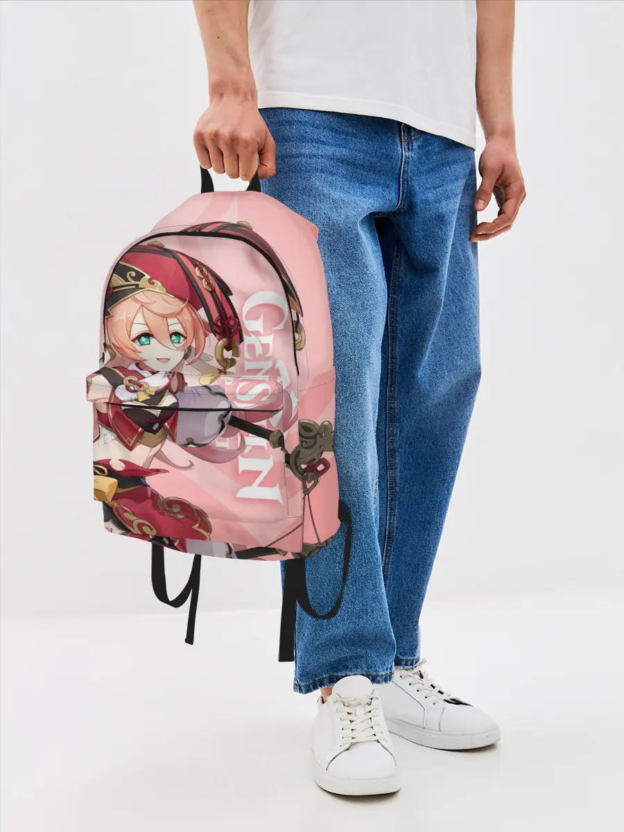 Рюкзак джинсовый / Genshin Impact, Янь Фэй