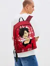 Рюкзак джинсовый / Куроо Тецуро, Haikyuu!!,