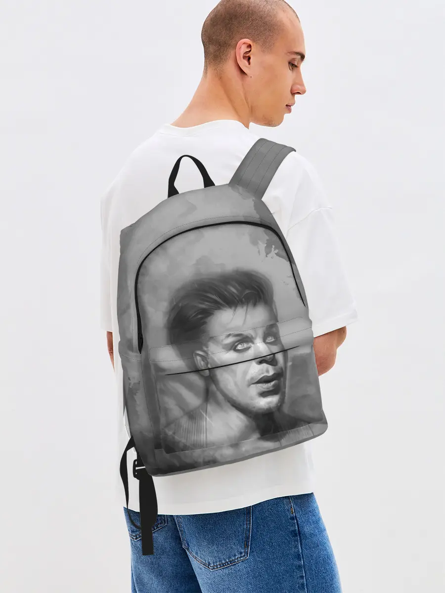 Рюкзак джинсовый / Тилль Линдеманн | РАМШТАЙН