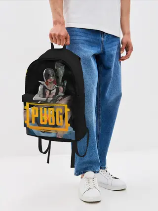 Рюкзак джинсовый / PUBG | 18+