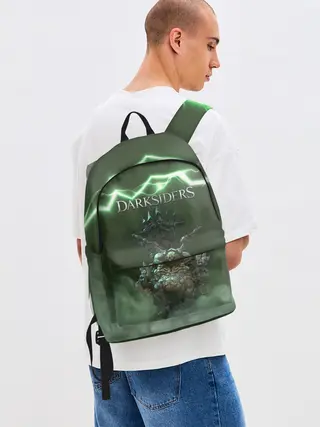 Рюкзак джинсовый / Darksiders | Гнев Войны