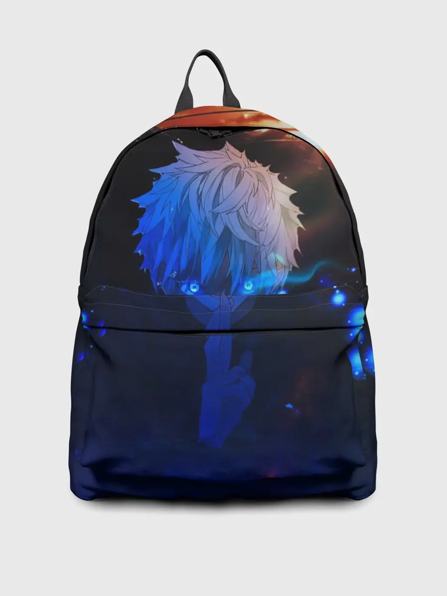 Рюкзак джинсовый / Сатору гото голубые глаза