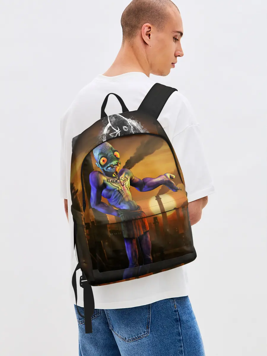 Рюкзак джинсовый / Oddworld