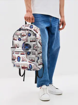 Рюкзак джинсовый / дискотека 80