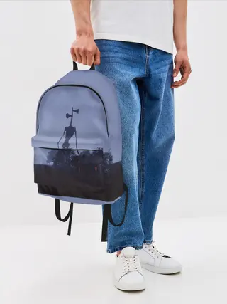 Рюкзак джинсовый / СИРЕНОГОЛОВЫЙ У ДОМА