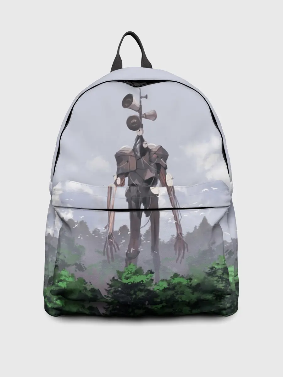 Рюкзак джинсовый / СИРЕНОГОЛОВЫЙ / ЛЕС