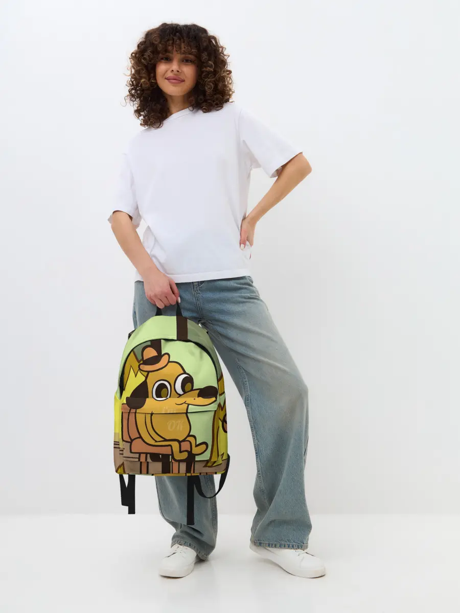 Рюкзак джинсовый / This is fine