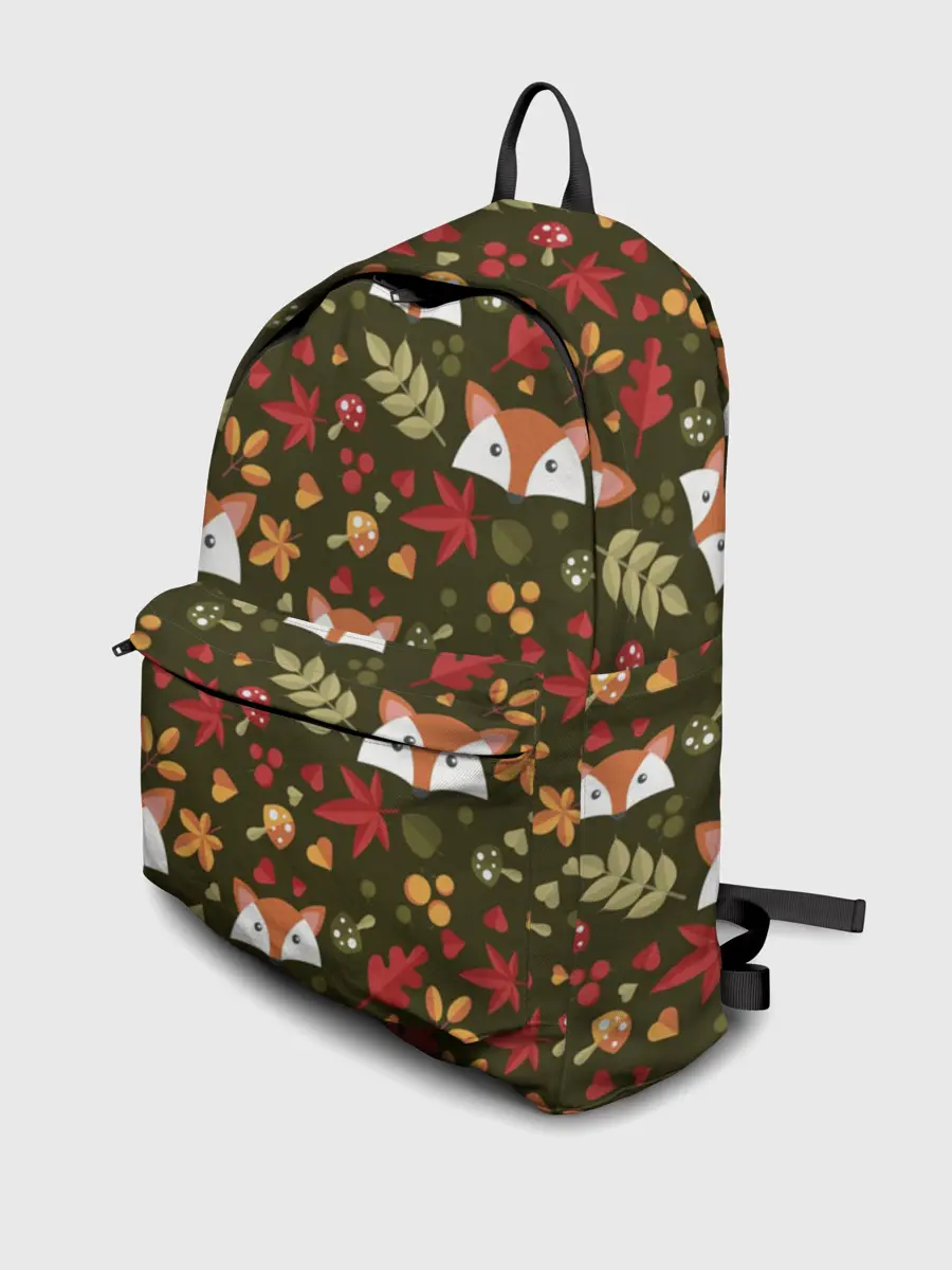 Рюкзак джинсовый / Лисоньки в лесу