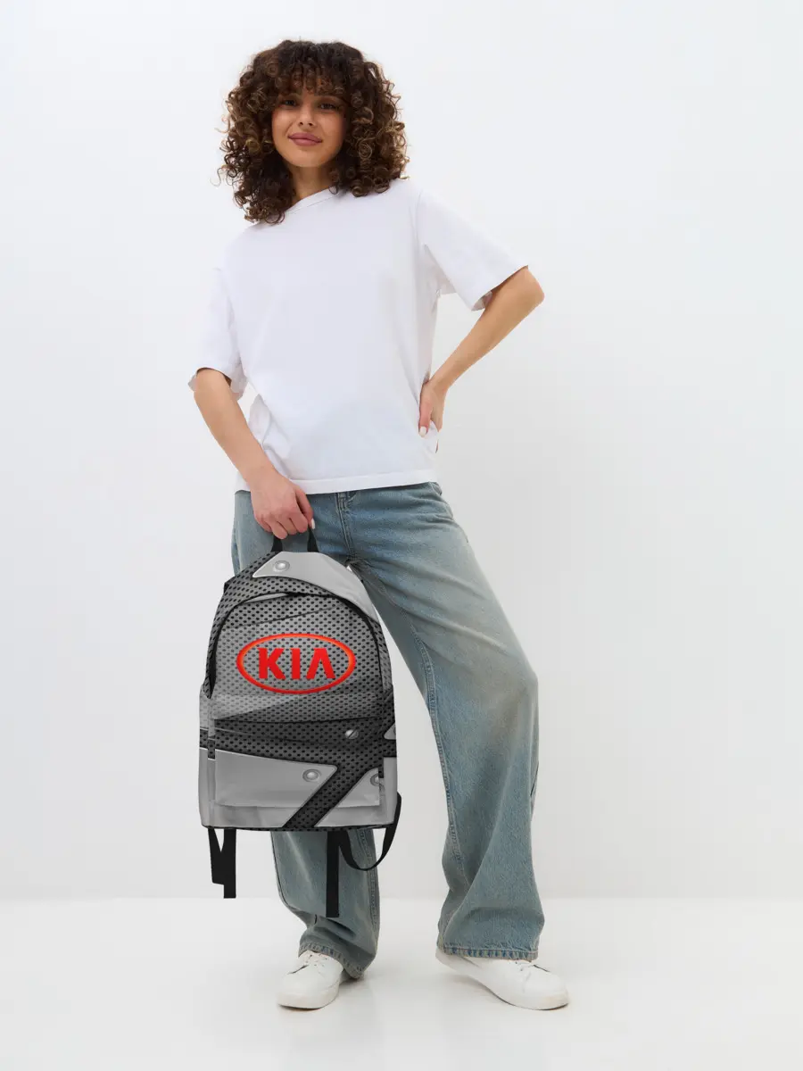 Рюкзак джинсовый / KIA metalic 2018