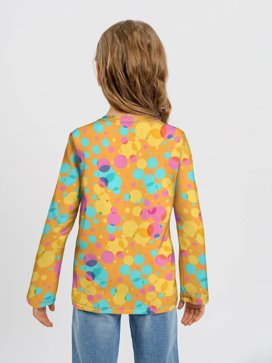 Детский лонгслив / Милый корги