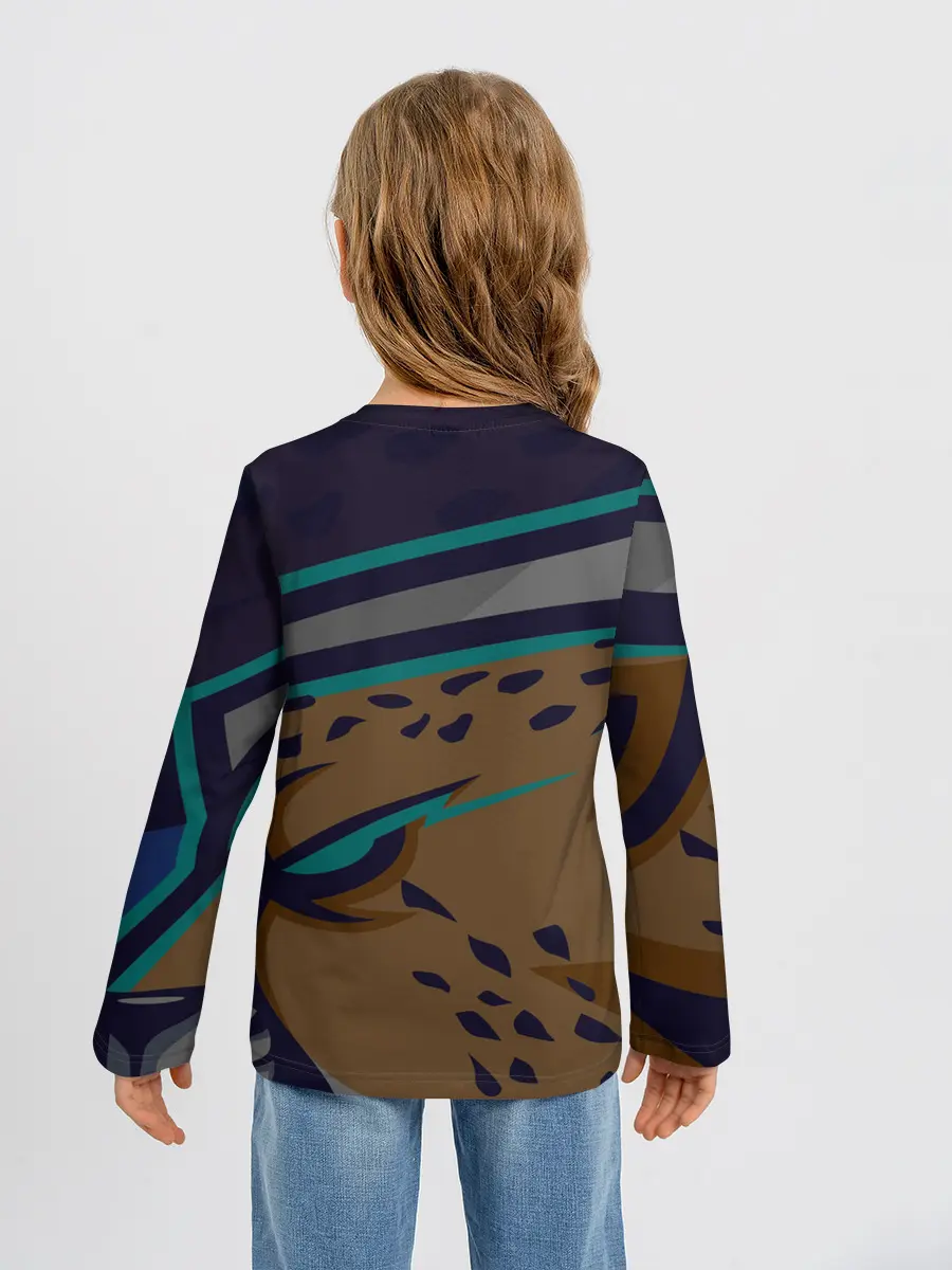 Детский лонгслив / Форма Cheetah
