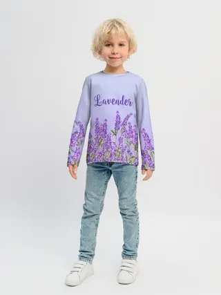 Детский лонгслив / Lavander