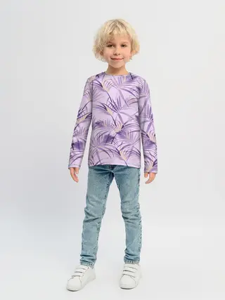 Детский лонгслив / Листья