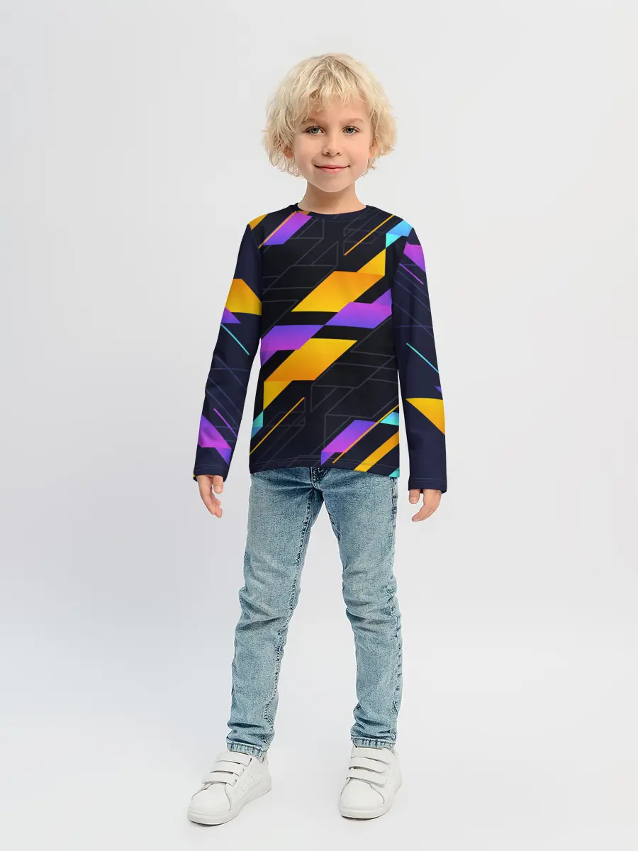 Детский лонгслив / Modern Geometry