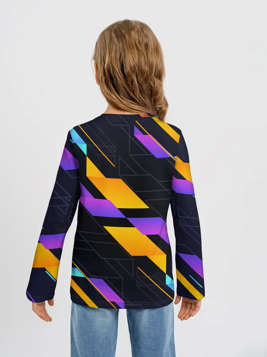 Детский лонгслив / Modern Geometry