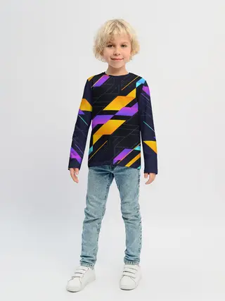 Детский лонгслив / Modern Geometry