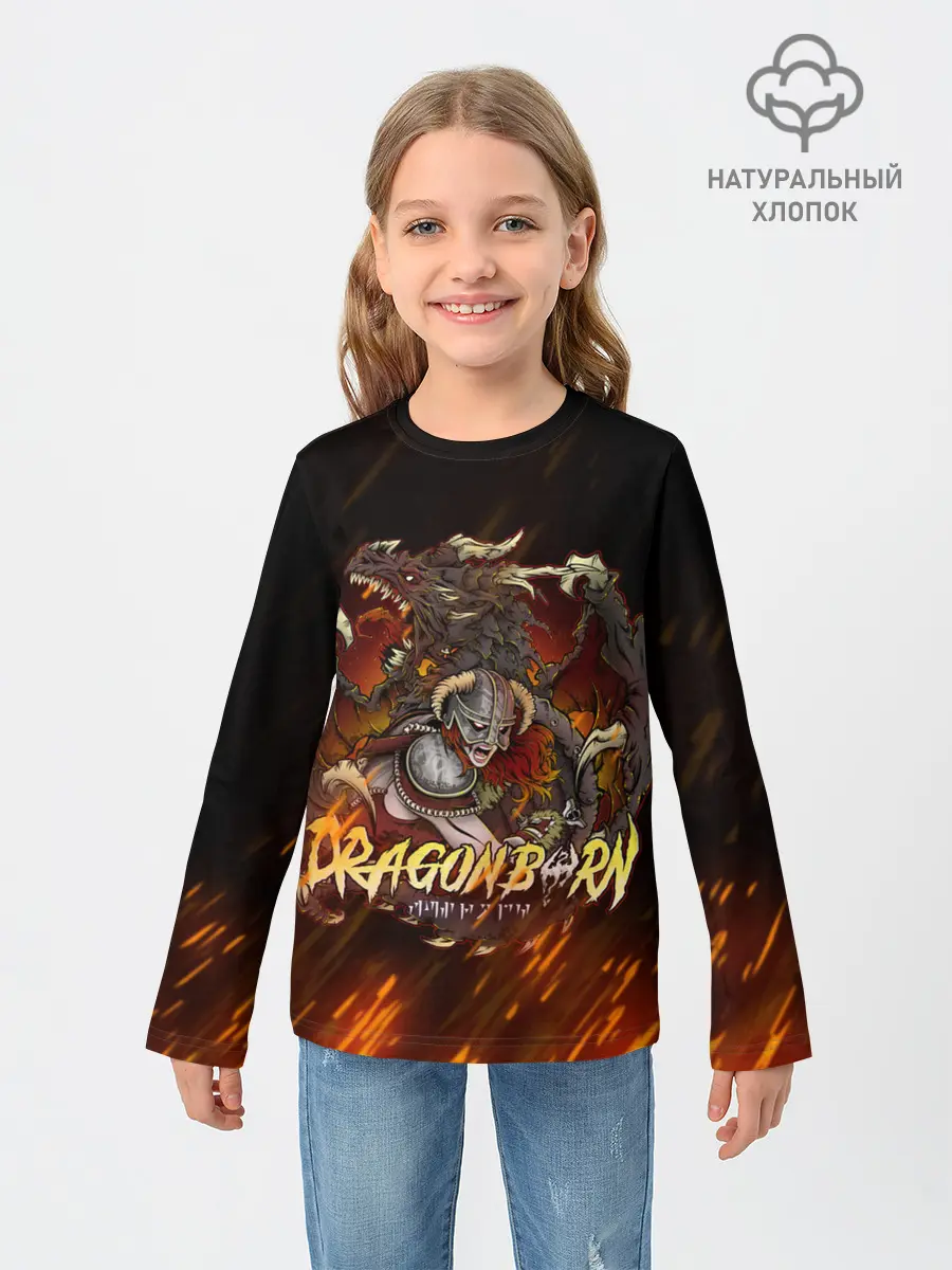 Детский лонгслив / THE ELDER SCROLLS