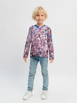 Детский лонгслив / Цветущая Сакура