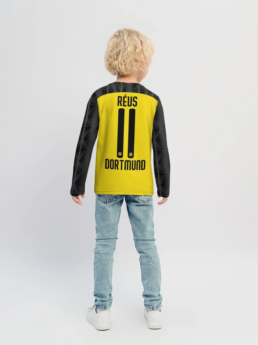 Детский лонгслив / Reus home UEFA 19-20