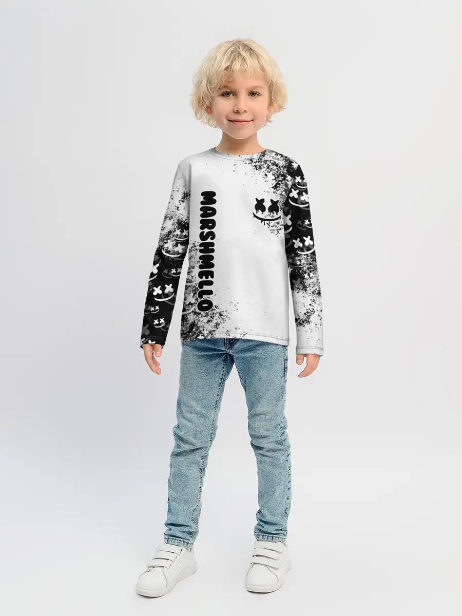 Детский лонгслив / Marshmello