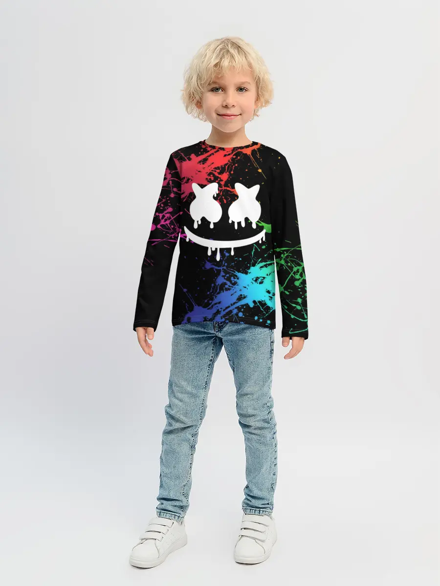 Детский лонгслив / Marshmello