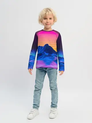 Детский лонгслив / RETRO NEON
