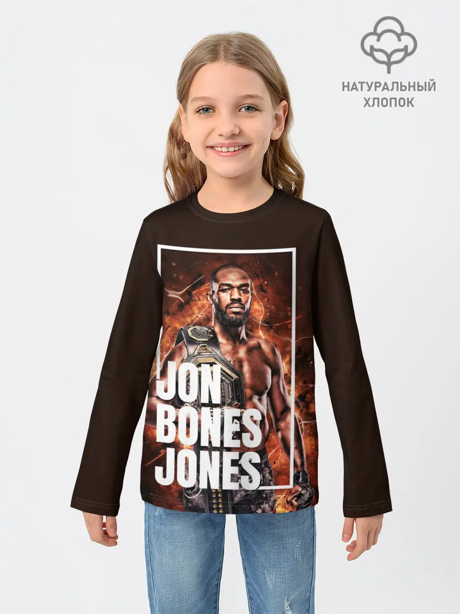 Детский лонгслив / Jon Jones