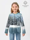 Детский лонгслив / Зимний лес