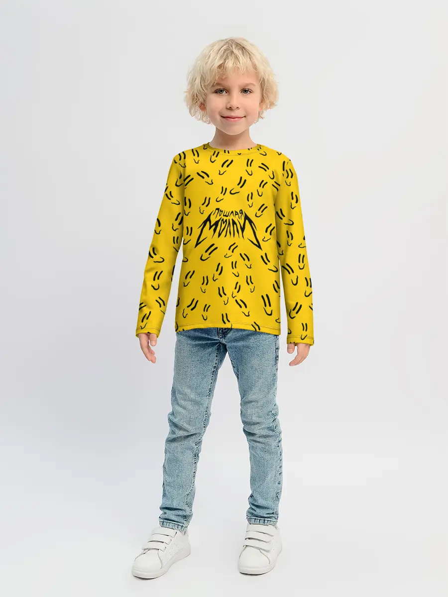 Детский лонгслив / Пошлая Молли Смайлики