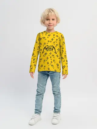Детский лонгслив / Пошлая Молли Смайлики