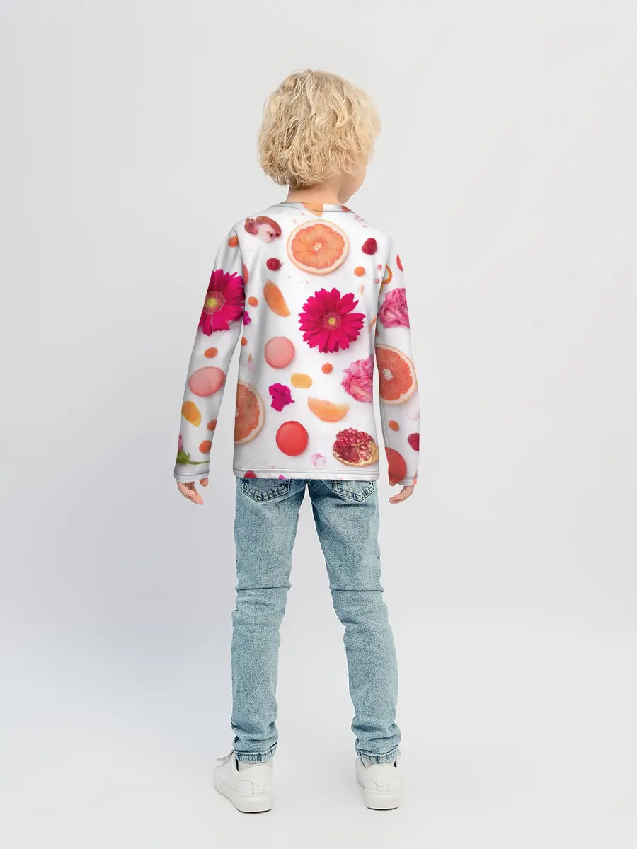 Детский лонгслив / Фрукты