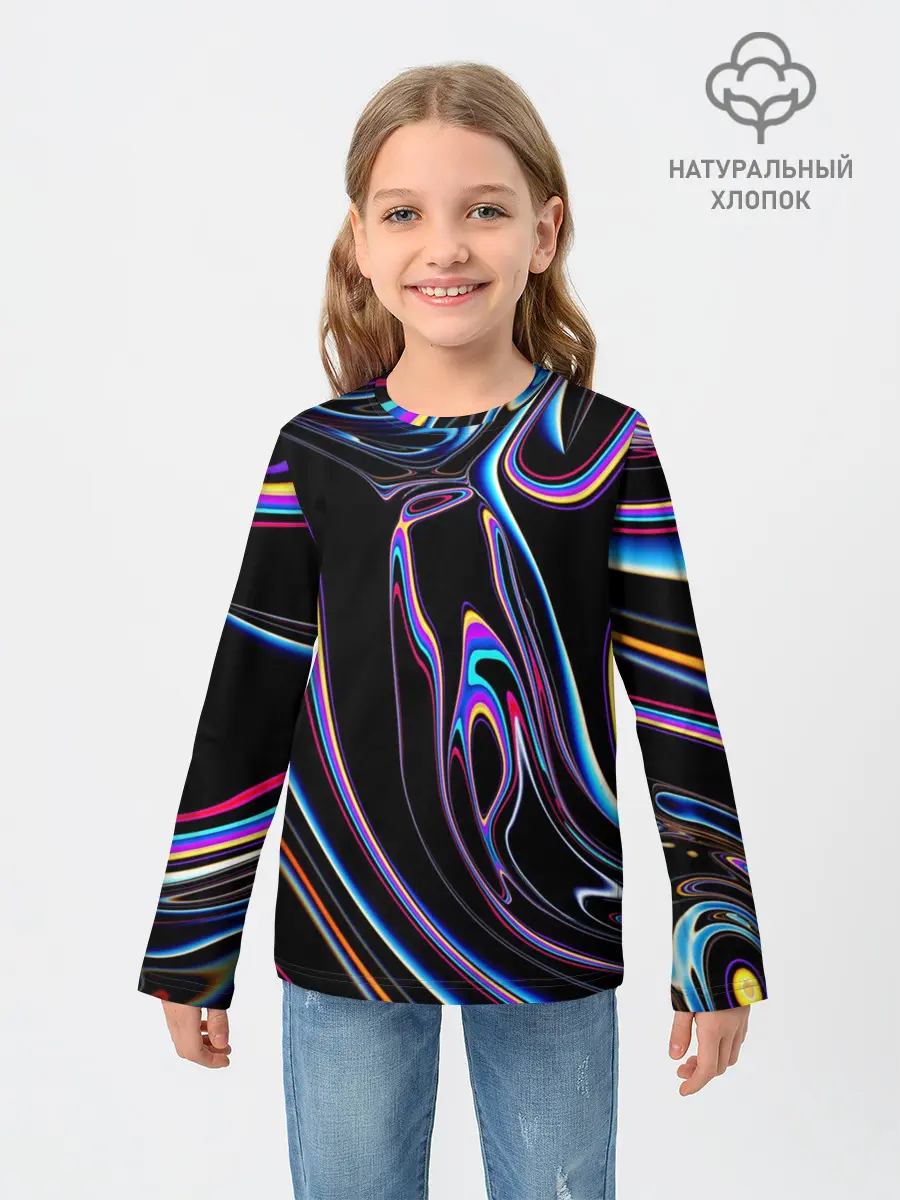 Детский лонгслив / Отражение
