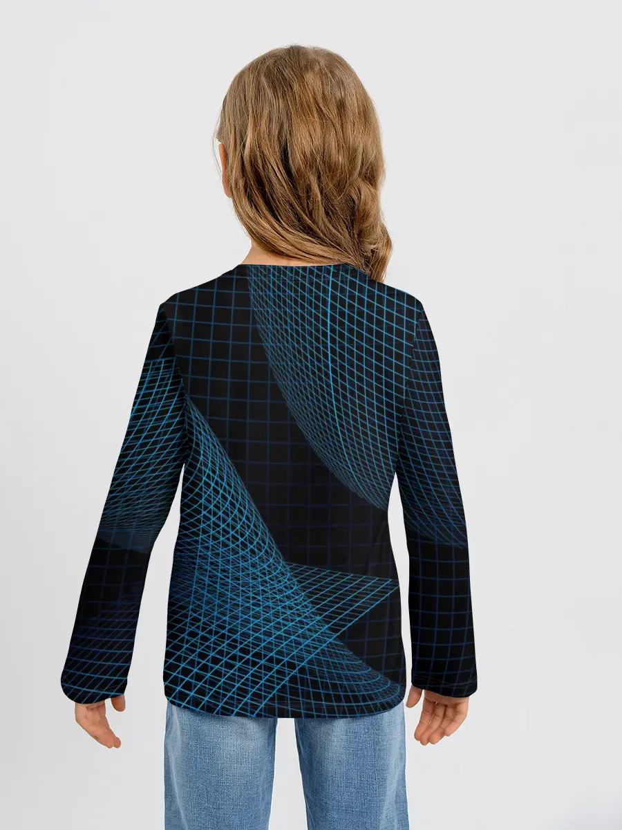 Детский лонгслив / Сетка