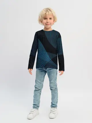 Детский лонгслив / Сетка